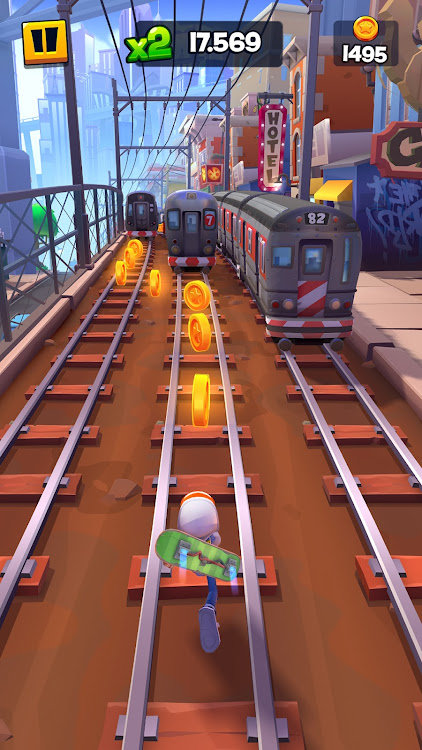 地铁跑酷滑板英雄安卓版图2