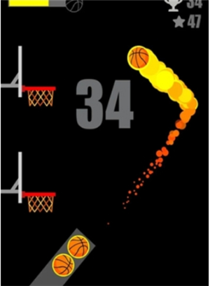 蹬墙篮球游戏图2