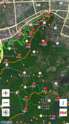 杭州登山地图手机版